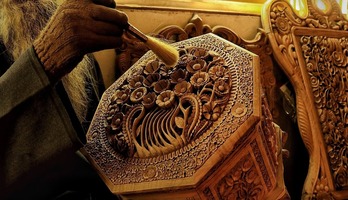 Walnut Wood Carving
